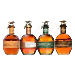 Blanton's Red Label, Straight From The Barrel, Green Label & Black Label Bundle bourbon whiskey